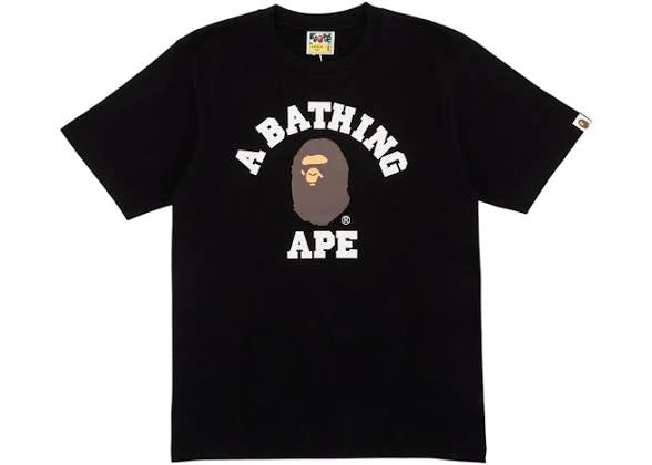 Bape College Tee black
