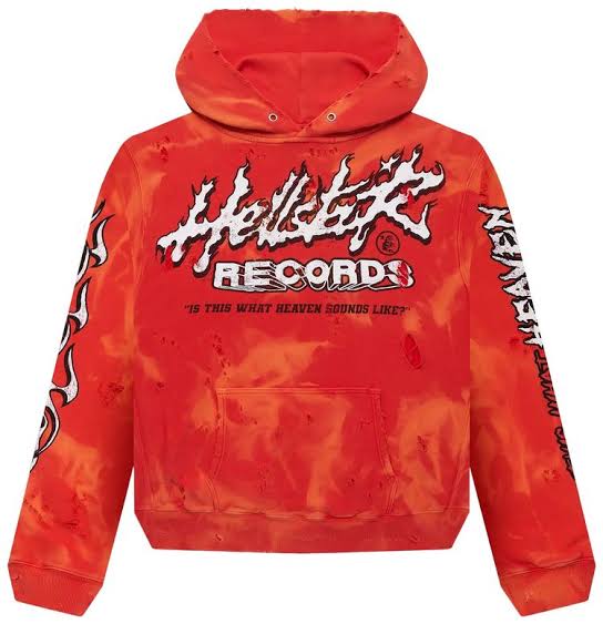 Hellstar records lava hoodie