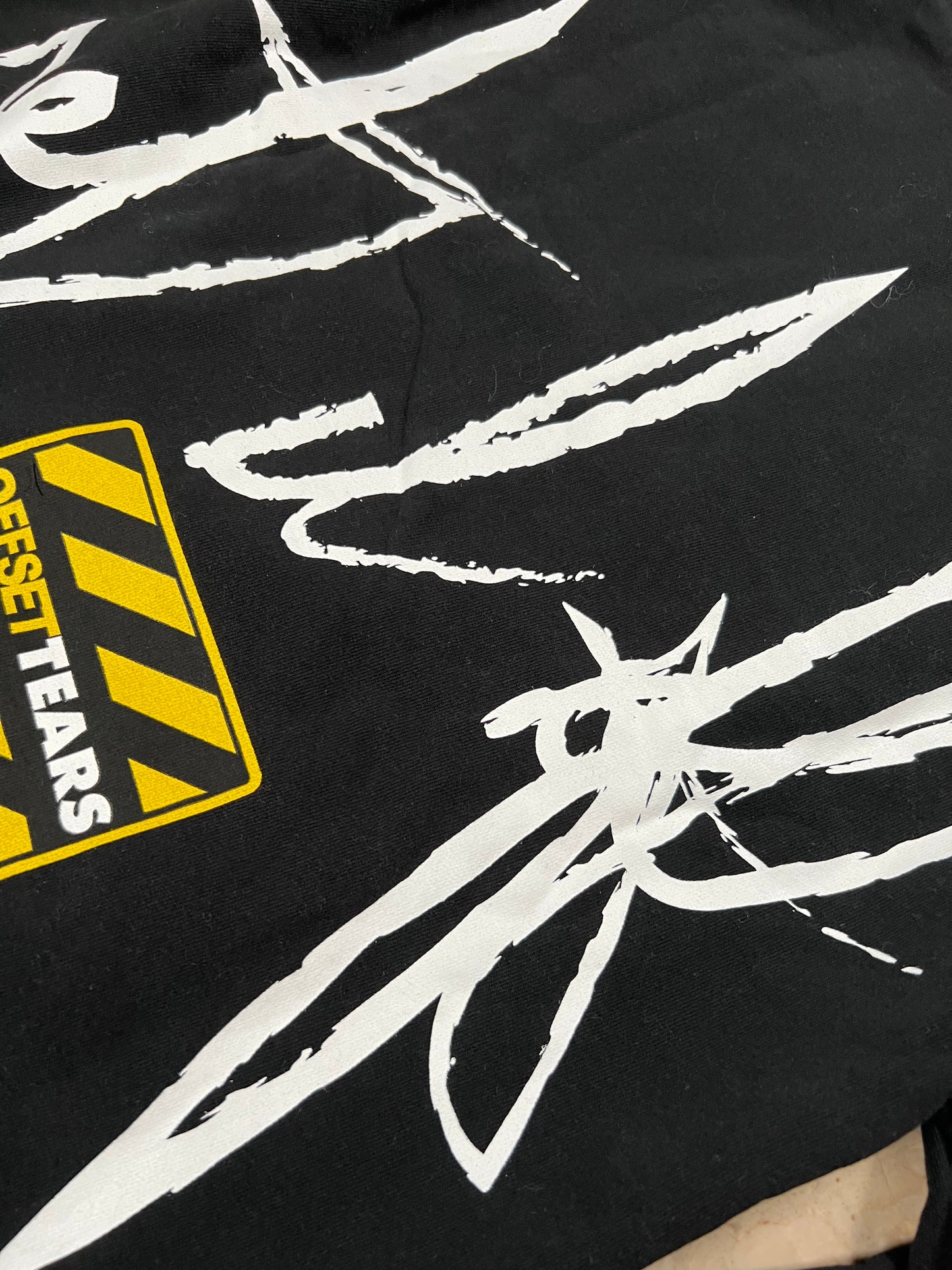 Denim tears black “offset” (used) (like new)