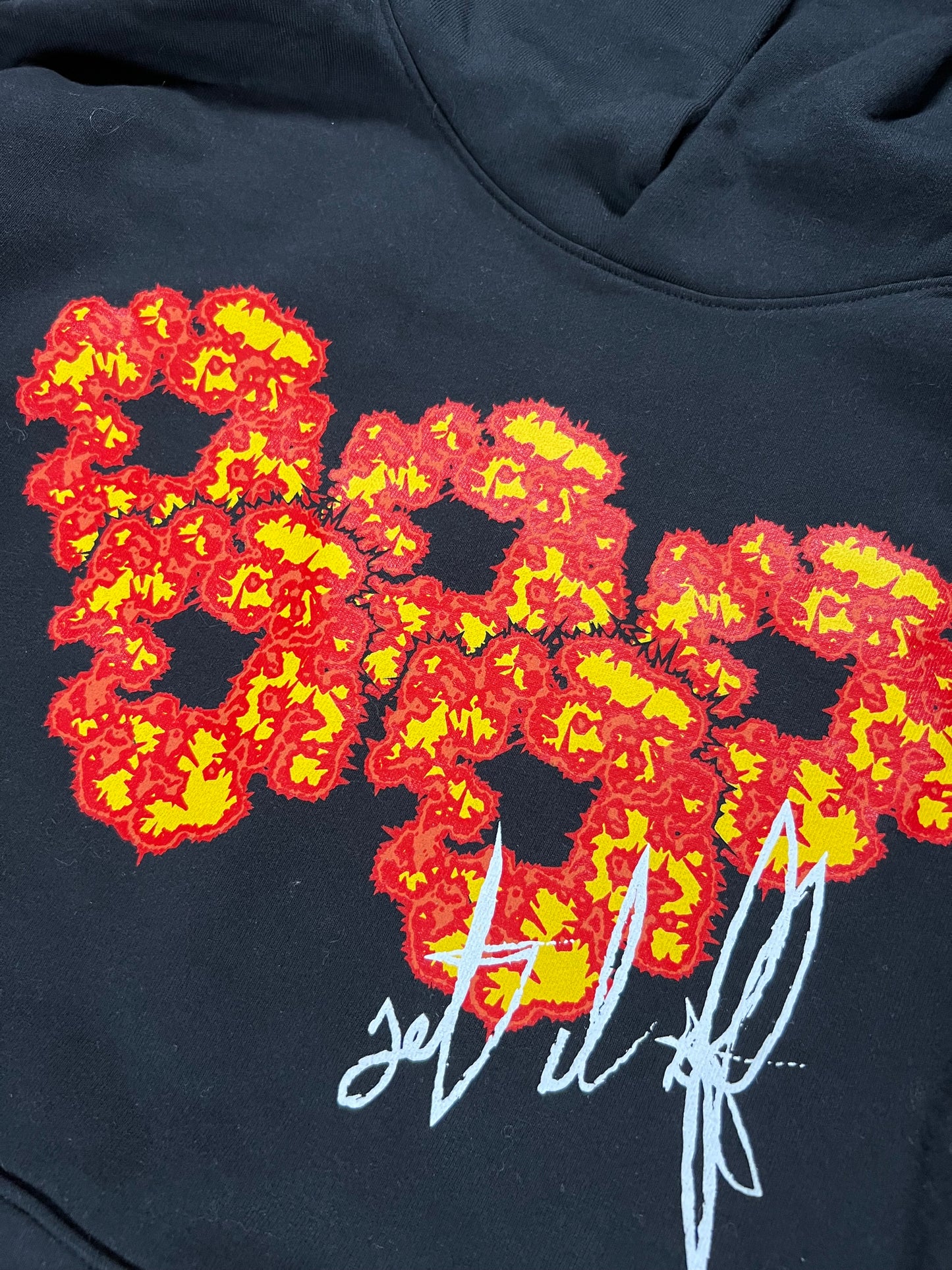 Denim tears black “offset” (used) (like new)