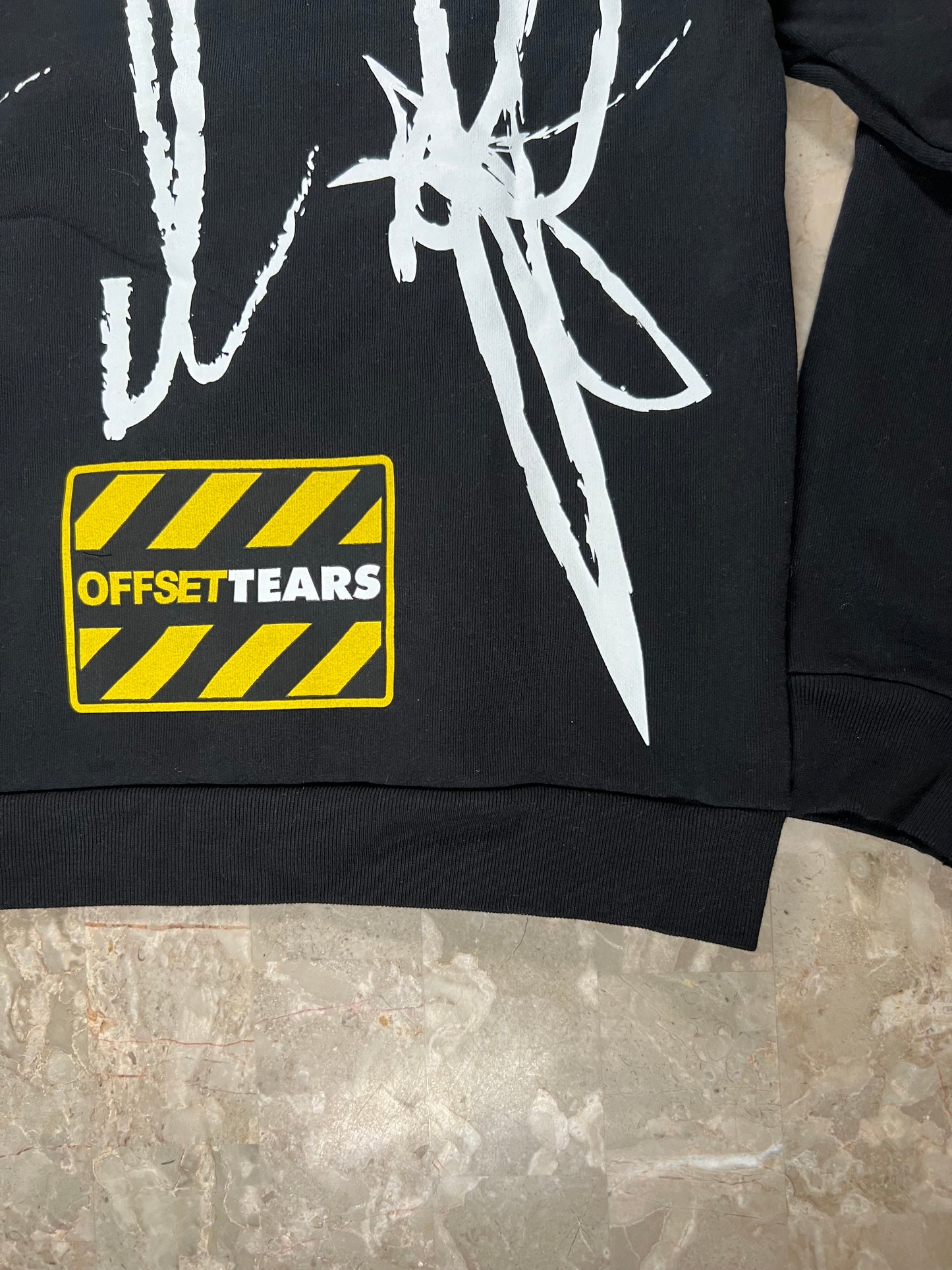 Denim tears black “offset” (used) (like new)