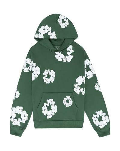 denim tears the cotton wreath Hoodie Green