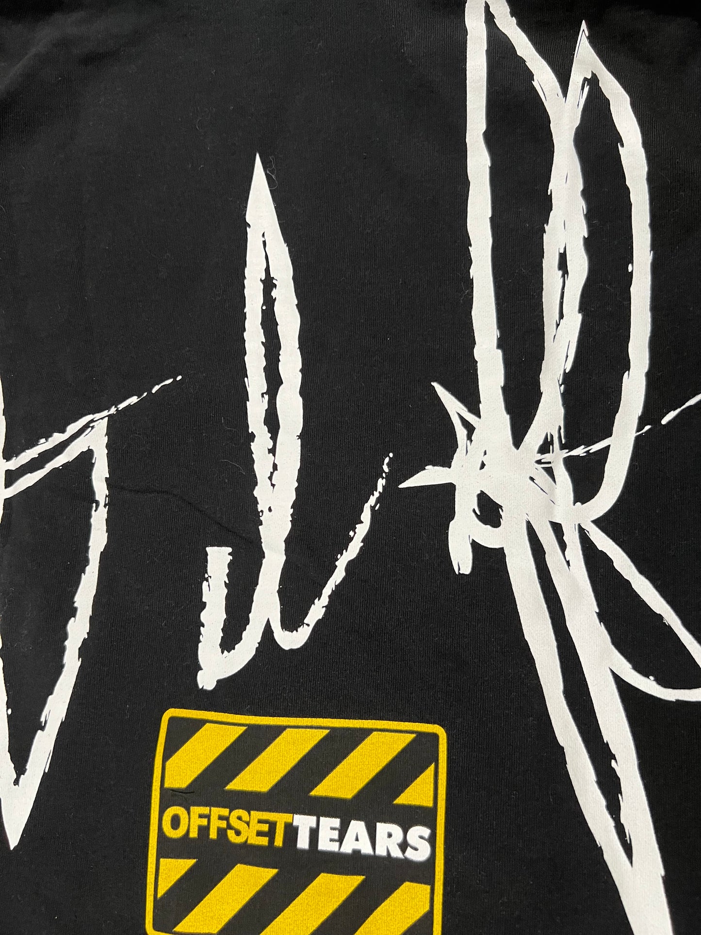 Denim tears black “offset” (used) (like new)