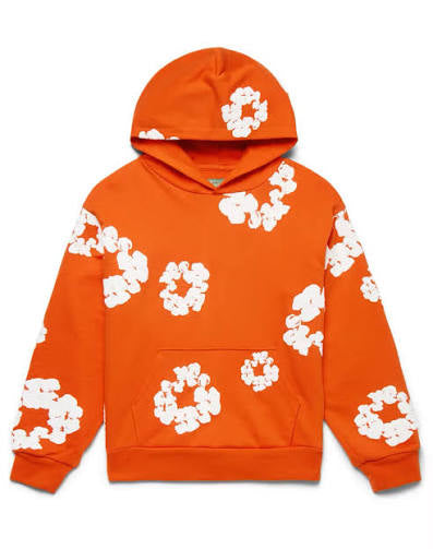 denim tears the cotton wreath Hoodie Orange