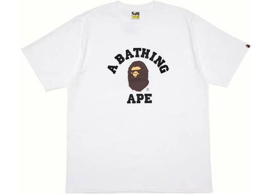 Bape college tee White