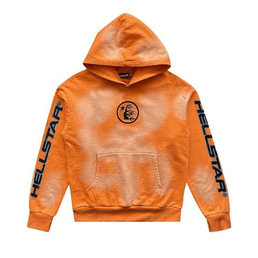 Hellstar fire orange hoodie