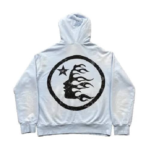 Hellstar sky blue hoodie